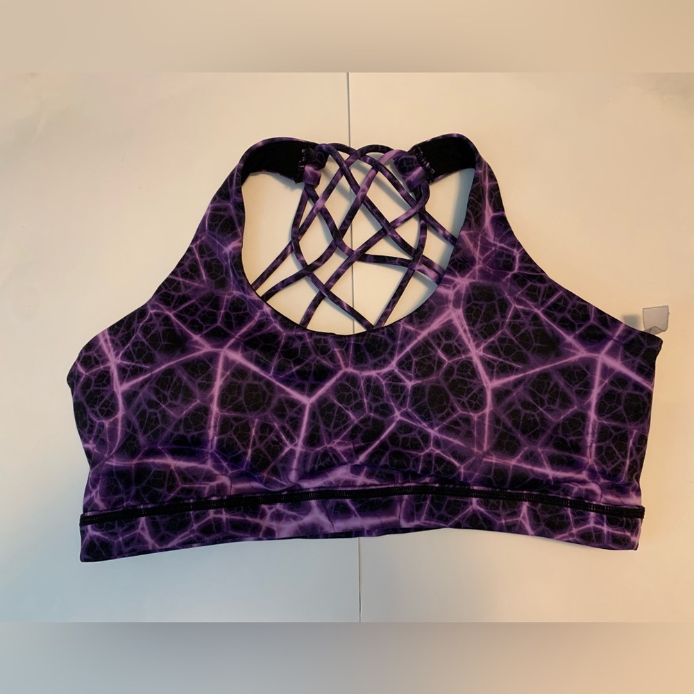 CVG Purple Passion Large Butterfly Back Bra